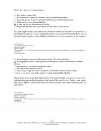 Management Chapter 4 Which of the following is true of the distribution of profits earned by a partnership?