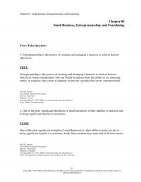 Management Chapter 5 Medium Learning Objective Investigate The Importance Small Business The Economy And Why