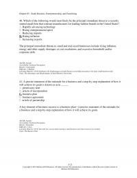 Management Chapter 5 Mcgrawhill Education Small Business Entrepreneurship And Franchising Walter Sold Piece Land