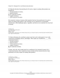 Management Chapter 8 Materials requirement Planning Mrp Planning System That Schedules The Precise Quantity Materials Needed