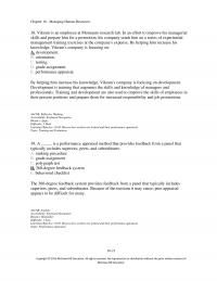 Management Chapter 10 Vikram is an employee at Monsanto research lab. In an effort to improve