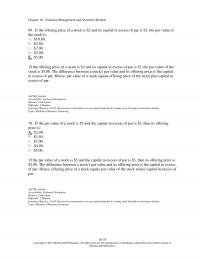 Management Chapter 16 When The Market Value Stock Subtracted From The Dividend The Result The