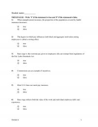 Human Resources Chapter 1 Greenrain Tom Who Suggests Increasing The Decisionmaking Authorities Given The Employees Make
