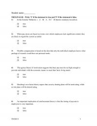 Human Resources Chapter 9 Reinforcement Theory Equity Theory Expectancy Theory Agency Theory According The Theory Motivation
