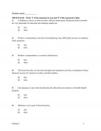 Human Resources Chapter 13 Congress Which The Following Benefit Under Social Security Lumpsum Death Payments Job