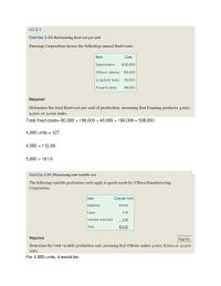 Managerial Accounting Total