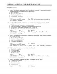 International Business Chapter 3 Scale And Comparative Advantage Key Blooms Comprehension With Economies Scale And Decreasing