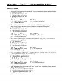 International Business Chapter 15 The Crawling Peg Key Blooms Comprehension Which Exchangerate System Does Not Require