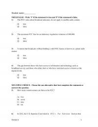 Journalism Chapter 16 Version Under Section The Communications Act The Term Equal Opportunity Means Equal
