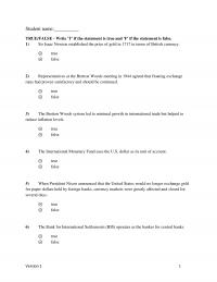 International Business Module 8 Version The Countrys Monetary Authority Intervenes The Currency Market Without Making Its