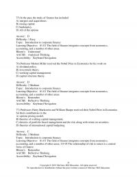 Investments & Securities Chapter 1 Hard Topic Agency Costs And Problems Learning Objective The Primary