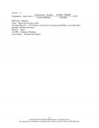 Investments & Securities Chapter 3 Answer Explanation Times Interest Earned Difficulty Hard Topic Longterm Solvency