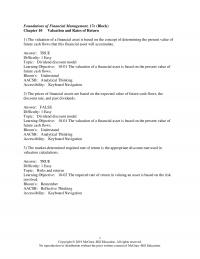 Investments & Securities Chapter 10 Expected Required Return Learning Objective The Required