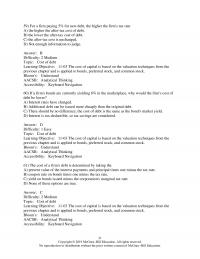 Investments & Securities Chapter 11 For a firm paying 5% for new debt, the higher the firm’s tax rate