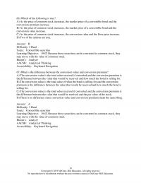 Investments & Securities Chapter 19 Objective Because These Securities Can Converted Common Stock They May Move With