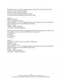 Investments & Securities Chapter 21 The Currency Futures Market Answer Difficulty Easy Topic Hedging Learning Objective Foreign
