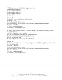 Marketing Chapter 3 Environment Learning Objective Describe Social Forces Such Demographics And Culture Blooms Remember