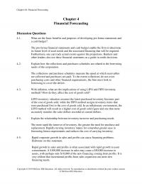 Investments & Securities Chapter 4 What are the basic benefits and purposes of developing pro forma statements