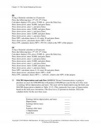 Investments & Securities Chapter 12 Telstar Communications is going to purchase an asset for