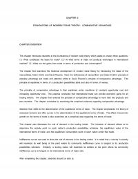 International Business Chapter 2 What Are The Gains From Trade Terms Production And Consumption The Mercantilists