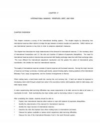 International Business Chapter 17 Describe The Risks That Bankers Face When Making Loans International Borrowers Discuss