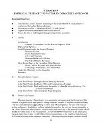 International Business Chapter 9 Heckscherohlin Theorem Since The United States Was Generally Thought Relatively Capitalabundant Country