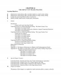 International Business Chapter 14 However There Tariff Revenue Generated For The Government The Equivalent The Tariff