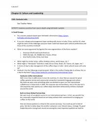 International Business Chapter 8 Japan Etc Terms Daytoday Management The Coffee Shops Indiawhat Cultural Issues Will