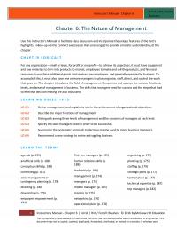 Management Chapter 6 Can Simple Elaborate Profit Competitive Advantage Efficiency And Growth Are Examples Objectives