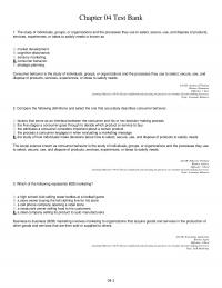 Marketing Chapter 4 Learning Objective Explain Consumer Decisionmaking Processes Topic Consumer Purchase Decision Process You