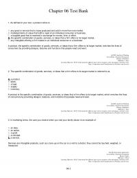Marketing Chapter 6 Idea Generation Involves Coming With Set Product Concepts From Which Identify Potentially