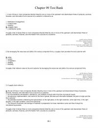 Marketing Chapter 9 What Type Marketing Strategy Does This Represent Supply Strategy Demand Strategy Push