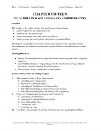 Human Resources Chapter 15 Example The Text Section Establishment Labor Standards From The Maytag Maytag And