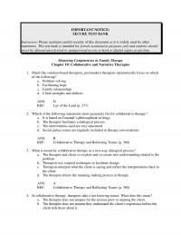 Counseling Chapter 10 Ans Ref Collaborative Therapy And Reflecting Teams Collaborative Therapists Work From Social