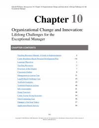 Management Chapter 10 After Class After The Facetoface Class Session Online Lecture You Can Assign