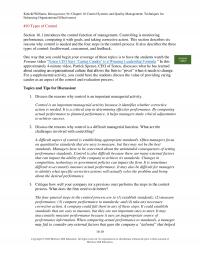 Management Chapter 16 Operational Control Done Mainly Firstlevel Managers Areas Control The Six Areas Organizational