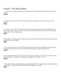 Investments & Securities Chapter 1 The Real Body Displayed Different Colors Indicate The Action For That Day