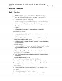 Networking Chapter 1 Homework Refer State Laws What Organization Offers The Certified Ethical Hacker Ceh Certification