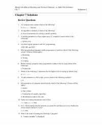Networking Chapter 7 Homework Hacking And Network Defense Isbn Solutions Using The Following Perl Code How
