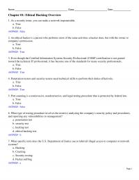 Networking Chapter 1 Abuse Act Interception Abuse Act Electronic Communication Privacy Act The Computer Fraud