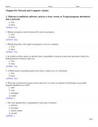 Networking Chapter 3 Buffer Overflow Attack Attacker Finds Vulnerability Poorly Written Code