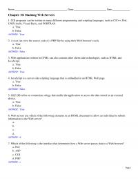 Networking Chapter 10 Excel Interact With The Web Adosql Ado Sql Snaoledb Answer Which The