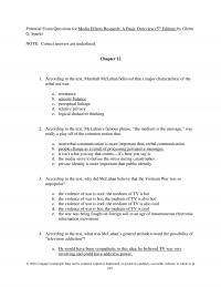 Media Studies Chapter 12 Not Have Been Sympathetic This Idea Believed That Was Cool Medium And