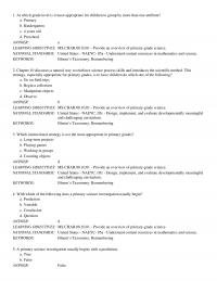 Elementary Education Chapter 10 Prediction Variable Conclusion Question Answer Learning Objectives Mschar Provide Overview Primarygrade Science