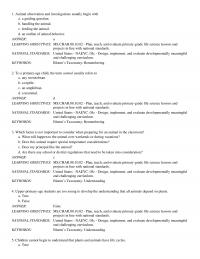 Elementary Education Chapter 10a Animal observation and investigations usually begin with