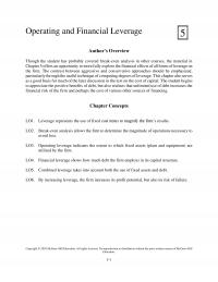 Investments & Securities Chapter 5 Figure Ppt Volumecostprofit Analysis Conservative Firm Table The Risk Factor The Risk