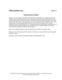 Investments & Securities Chapter 17 1 Present Value Inflows Cost Net Present Value Proposal Irr Appendix Irr Npv