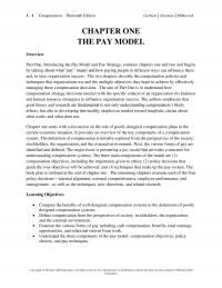 Human Resources Chapter 1 Part One, Introducing the Pay Model and Pay Strategy, contains chapters one and two and