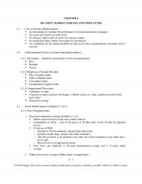 Finance Chapter 4 Share Index Computation Equally Weighted Index Exhibit Arithmetic And Geometric Means Exhibit