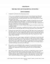 Finance Chapter 10 Most Importantly Management Understands The Business And These Expenditures Not Disrupt The